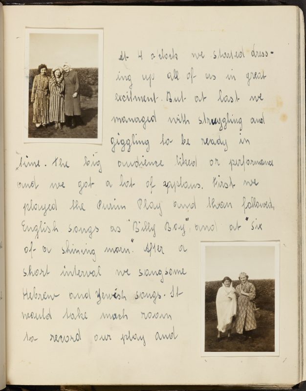 Harris House Girls Diary Entry (1940) from MJM collection