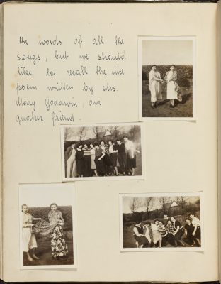 Harris House Girls Diary Entry (1940) from MJM collection