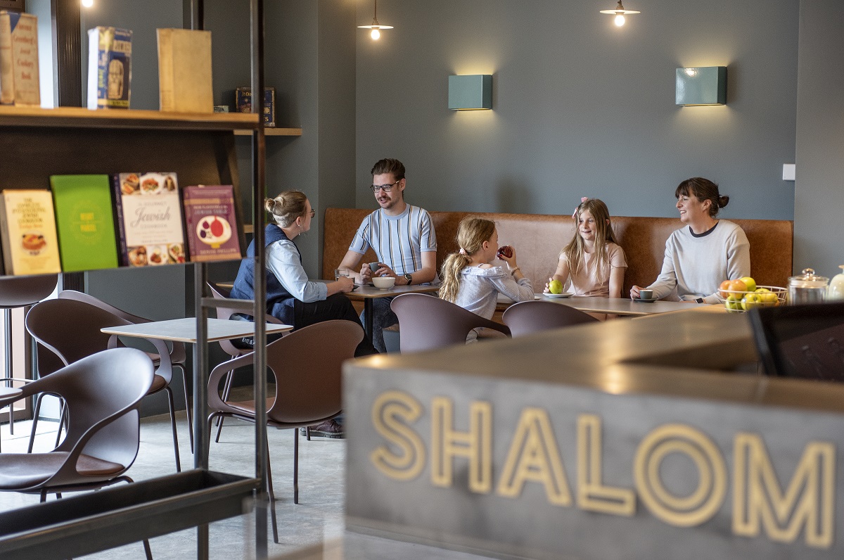 Manchester Jewish Museum welcome desk and cafe, Joel Chester Fildes, 13 June 2021_JCF6919-2